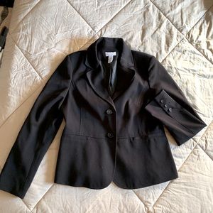 Charter club women’s size 8 black suite jacket